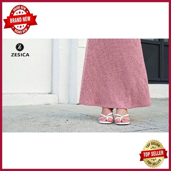 Long Sleeve Ribbed Knit Maxi Dress Boat Neck Bodycon Wedding Guest - Picture 8 of 8